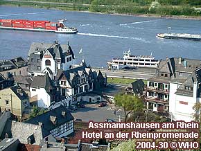 Assmannshausen am Rhein, Hotel an der Rheinpromenade